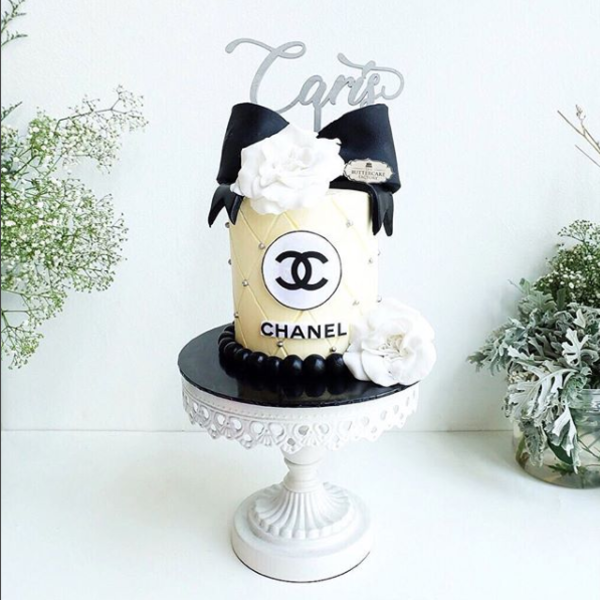 Chanel Inspired Theme Cake